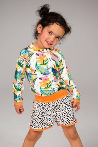 Koszulka uv dziewczęca 92-98, 2 latka, Ducksday, Moana