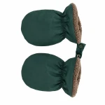 Rękawiczki mitenki zimowe dla dzieci, Ducksday, Dark Green, 86-92