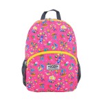 Różowy plecak do przedszkola dla dziewczynki Hugger, wiek 4-8 lat, wzór Fun Fair