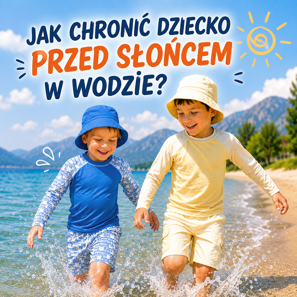 Jak chronić dziecko przed słońcem w wodzie?